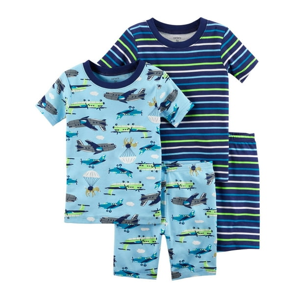 Ninja Snug Fit Cotton Pajamas 12 Months Carters Boys 2T-20 4-Pc